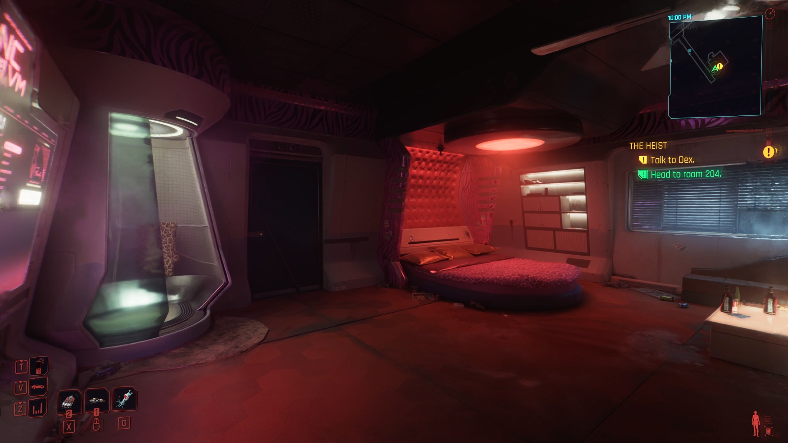 The final room combines all the colors encountered thus far, with a familiar red and cyan waiting on the other side of your reflection experience.